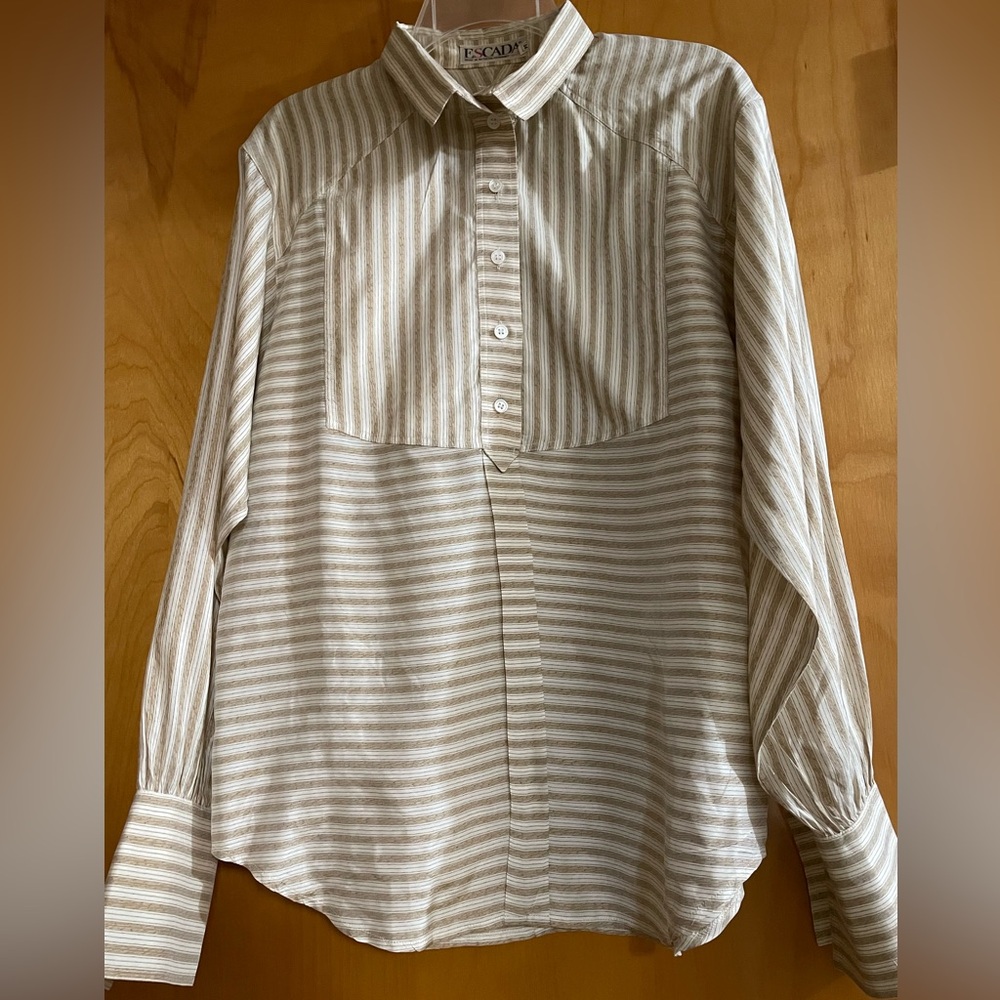Escada Silk Top West Germany Size 34